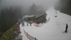 Červenohorské sedlo - Modrá sjezdovka - dojezd k lanové dráze - 23.12.2025 v 13:00 Červenohorské sedlo - Modrá sjezdovka - dojezd k lanové dráze - 23.12.2025 v 13:00