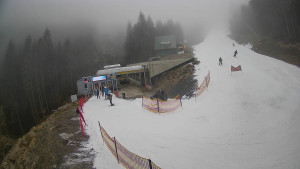 Červenohorské sedlo - Modrá sjezdovka - dojezd k lanové dráze - 23.12.2025 v 13:30 Červenohorské sedlo - Modrá sjezdovka - dojezd k lanové dráze - 23.12.2025 v 13:30