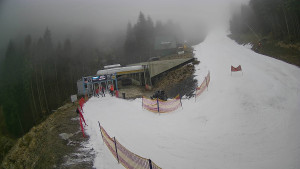 Červenohorské sedlo - Modrá sjezdovka - dojezd k lanové dráze - 23.12.2025 v 13:31 Červenohorské sedlo - Modrá sjezdovka - dojezd k lanové dráze - 23.12.2025 v 13:31