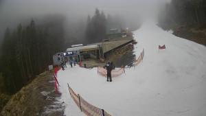 Červenohorské sedlo - Modrá sjezdovka - dojezd k lanové dráze - 23.12.2025 v 15:10 Červenohorské sedlo - Modrá sjezdovka - dojezd k lanové dráze - 23.12.2025 v 15:10