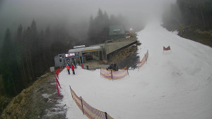 Červenohorské sedlo - Modrá sjezdovka - dojezd k lanové dráze - 23.12.2025 v 15:30 Červenohorské sedlo - Modrá sjezdovka - dojezd k lanové dráze - 23.12.2025 v 15:30