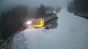 Červenohorské sedlo - Modrá sjezdovka - dojezd k lanové dráze - 23.12.2025 v 16:01 Červenohorské sedlo - Modrá sjezdovka - dojezd k lanové dráze - 23.12.2025 v 16:01