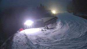 Červenohorské sedlo - Modrá sjezdovka - dojezd k lanové dráze - 23.12.2025 v 16:30 Červenohorské sedlo - Modrá sjezdovka - dojezd k lanové dráze - 23.12.2025 v 16:30