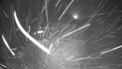 Modrá sjezdovka - dojezd k lanové dráze