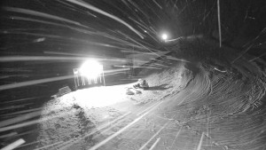 Červenohorské sedlo - Modrá sjezdovka - dojezd k lanové dráze - 23.12.2025 v 17:40 Červenohorské sedlo - Modrá sjezdovka - dojezd k lanové dráze - 23.12.2025 v 17:40