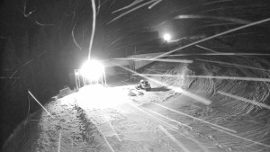 Červenohorské sedlo - Modrá sjezdovka - dojezd k lanové dráze - 23.12.2025 v 18:10 Červenohorské sedlo - Modrá sjezdovka - dojezd k lanové dráze - 23.12.2025 v 18:10