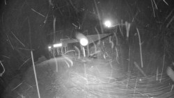 Modrá sjezdovka - dojezd k lanové dráze