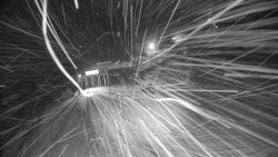 Modrá sjezdovka - dojezd k lanové dráze