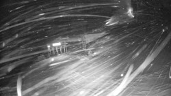 Modrá sjezdovka - dojezd k lanové dráze