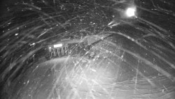 Modrá sjezdovka - dojezd k lanové dráze