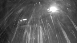 Modrá sjezdovka - dojezd k lanové dráze