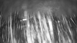 Modrá sjezdovka - dojezd k lanové dráze