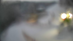 Modrá sjezdovka - dojezd k lanové dráze