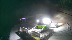 Modrá sjezdovka - dojezd k lanové dráze