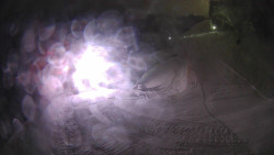 Modrá sjezdovka - dojezd k lanové dráze