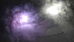 Modrá sjezdovka - dojezd k lanové dráze