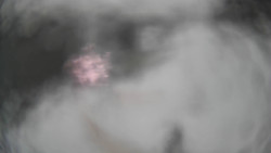 Modrá sjezdovka - dojezd k lanové dráze