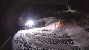 Červenohorské sedlo - Modrá sjezdovka - dojezd k lanové dráze - 4.1.2026 v 17:40 Červenohorské sedlo - Modrá sjezdovka - dojezd k lanové dráze - 4.1.2026 v 17:40