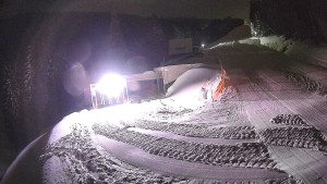 Červenohorské sedlo - Modrá sjezdovka - dojezd k lanové dráze - 4.1.2026 v 18:10 Červenohorské sedlo - Modrá sjezdovka - dojezd k lanové dráze - 4.1.2026 v 18:10