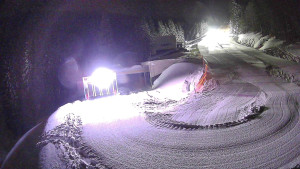 Červenohorské sedlo - Modrá sjezdovka - dojezd k lanové dráze - 4.1.2026 v 18:20 Červenohorské sedlo - Modrá sjezdovka - dojezd k lanové dráze - 4.1.2026 v 18:20