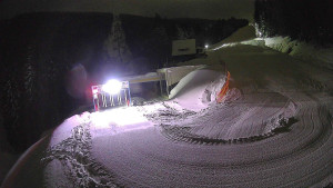 Červenohorské sedlo - Modrá sjezdovka - dojezd k lanové dráze - 4.1.2026 v 18:30 Červenohorské sedlo - Modrá sjezdovka - dojezd k lanové dráze - 4.1.2026 v 18:30