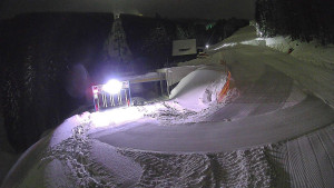 Červenohorské sedlo - Modrá sjezdovka - dojezd k lanové dráze - 4.1.2026 v 19:20 Červenohorské sedlo - Modrá sjezdovka - dojezd k lanové dráze - 4.1.2026 v 19:20