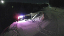 Modrá sjezdovka - dojezd k lanové dráze