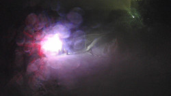 Modrá sjezdovka - dojezd k lanové dráze