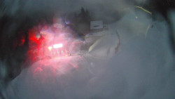 Modrá sjezdovka - dojezd k lanové dráze