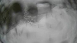 Modrá sjezdovka - dojezd k lanové dráze