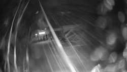 Modrá sjezdovka - dojezd k lanové dráze