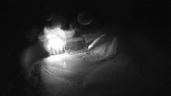 Modrá sjezdovka - dojezd k lanové dráze