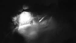 Modrá sjezdovka - dojezd k lanové dráze