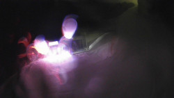 Modrá sjezdovka - dojezd k lanové dráze