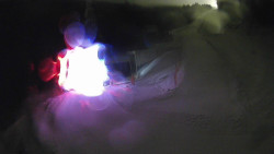 Modrá sjezdovka - dojezd k lanové dráze