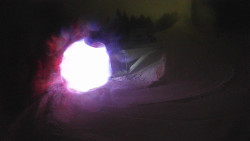 Modrá sjezdovka - dojezd k lanové dráze