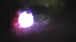 Modrá sjezdovka - dojezd k lanové dráze