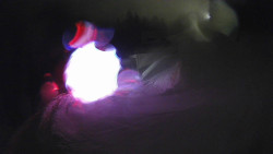 Modrá sjezdovka - dojezd k lanové dráze