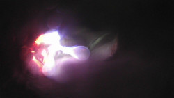 Modrá sjezdovka - dojezd k lanové dráze