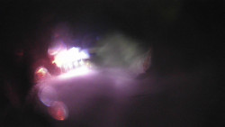 Modrá sjezdovka - dojezd k lanové dráze