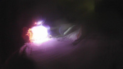 Modrá sjezdovka - dojezd k lanové dráze