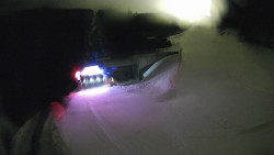 Modrá sjezdovka - dojezd k lanové dráze