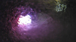 Modrá sjezdovka - dojezd k lanové dráze