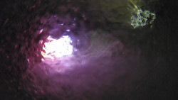 Modrá sjezdovka - dojezd k lanové dráze