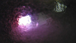 Modrá sjezdovka - dojezd k lanové dráze