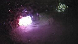 Modrá sjezdovka - dojezd k lanové dráze