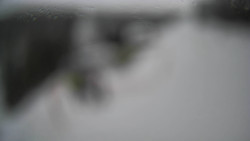 Modrá sjezdovka - dojezd k lanové dráze