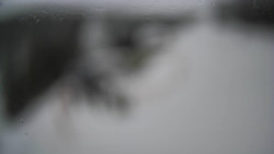 Modrá sjezdovka - dojezd k lanové dráze