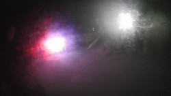 Modrá sjezdovka - dojezd k lanové dráze