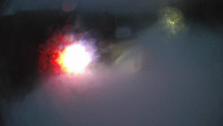 Modrá sjezdovka - dojezd k lanové dráze